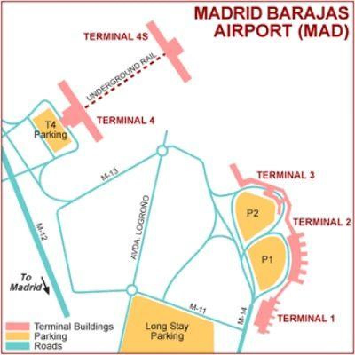 Το αεροδρόμιο της μαδρίτης τελικός χάρτης