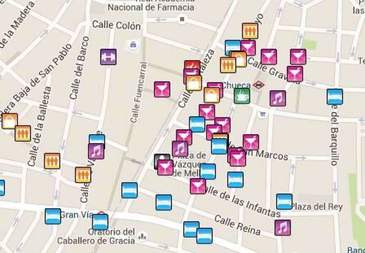 gay περιοχή της Μαδρίτης χάρτης