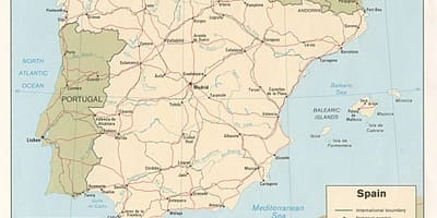 Μαδρίτη στο χάρτη
