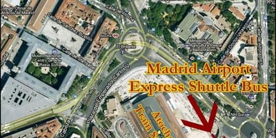 Puerta de atocha σιδηροδρομικό σταθμό χάρτης