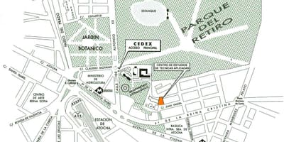Χάρτης σταθμό atocha, Μαδρίτη