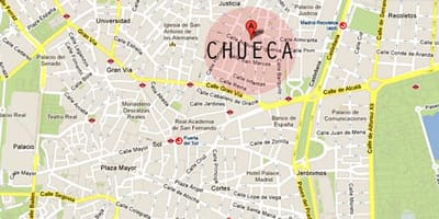 Μαδρίτης, chueca χάρτης