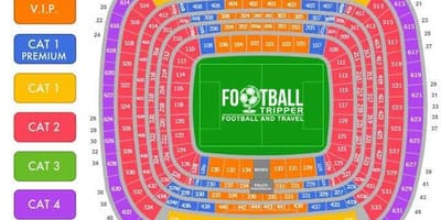 Bernabeu κάθισμα χάρτης