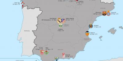 Χάρτης της ρεάλ Μαδρίτης 