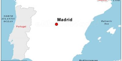 Χάρτης της πρωτεύουσα της Ισπανίας