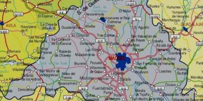 Χάρτης της Μαδρίτης